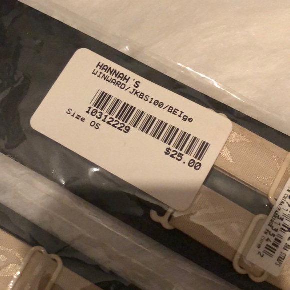 COPY - Jacqueline Kent Crystal Bra Straps - Nude/Gold - Picture 4 of 4